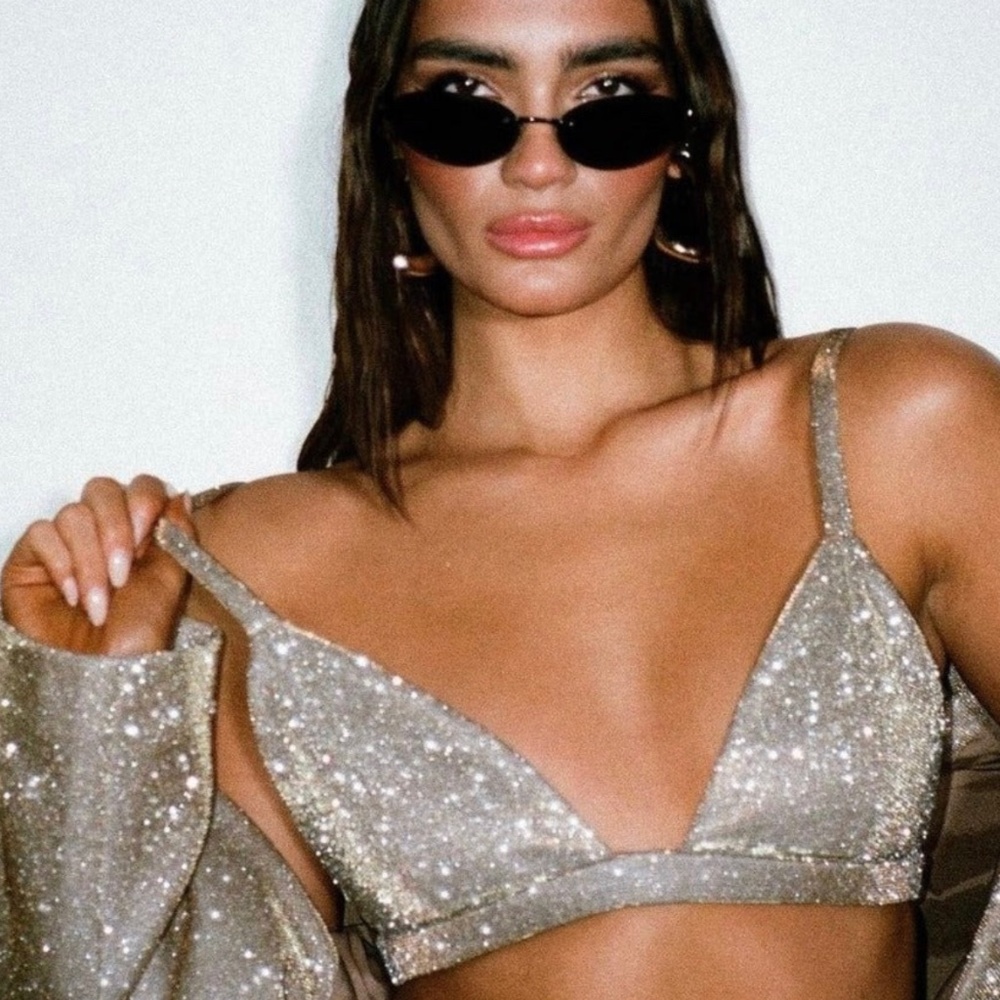 NWT Bronze Astrid Bralette Top